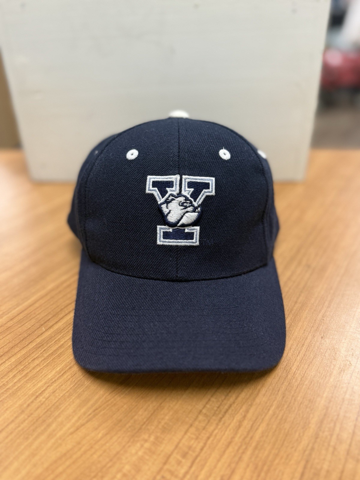 Vintage 90s Yale University Bulldogs Snapback hat The “Y” Wool Acrylic