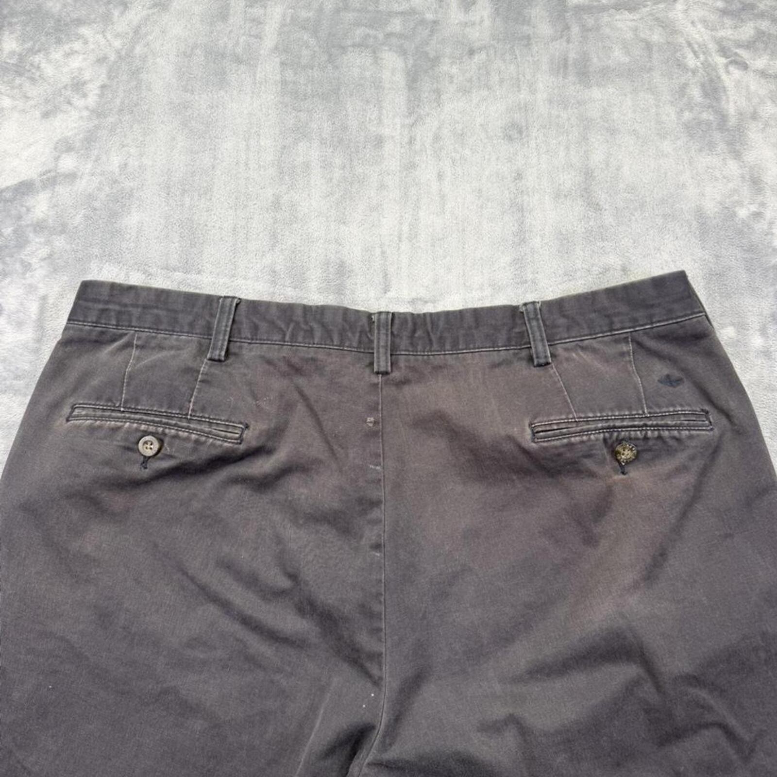 Dockers D4 Relaxed Fit Charcoal Chino Pants 40×36 Vintage Style
