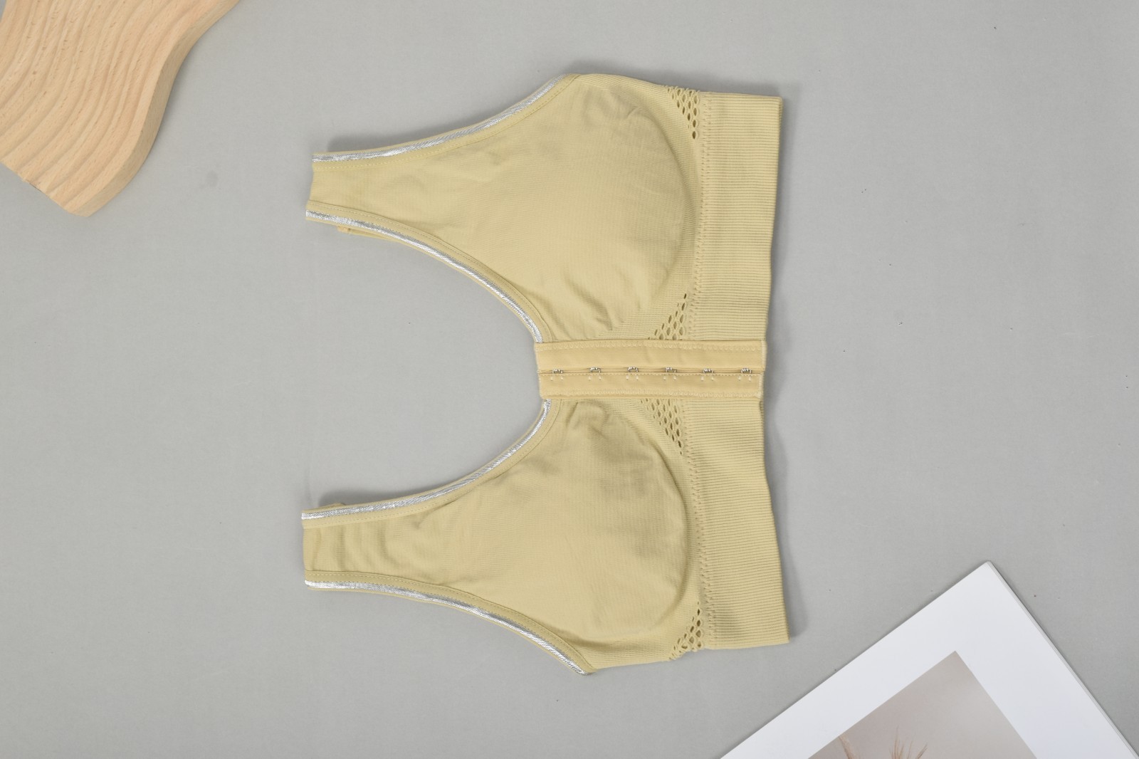 3Pcs Women Front Hook Post-Surgery Bra Breathable Mesh Comfort Support