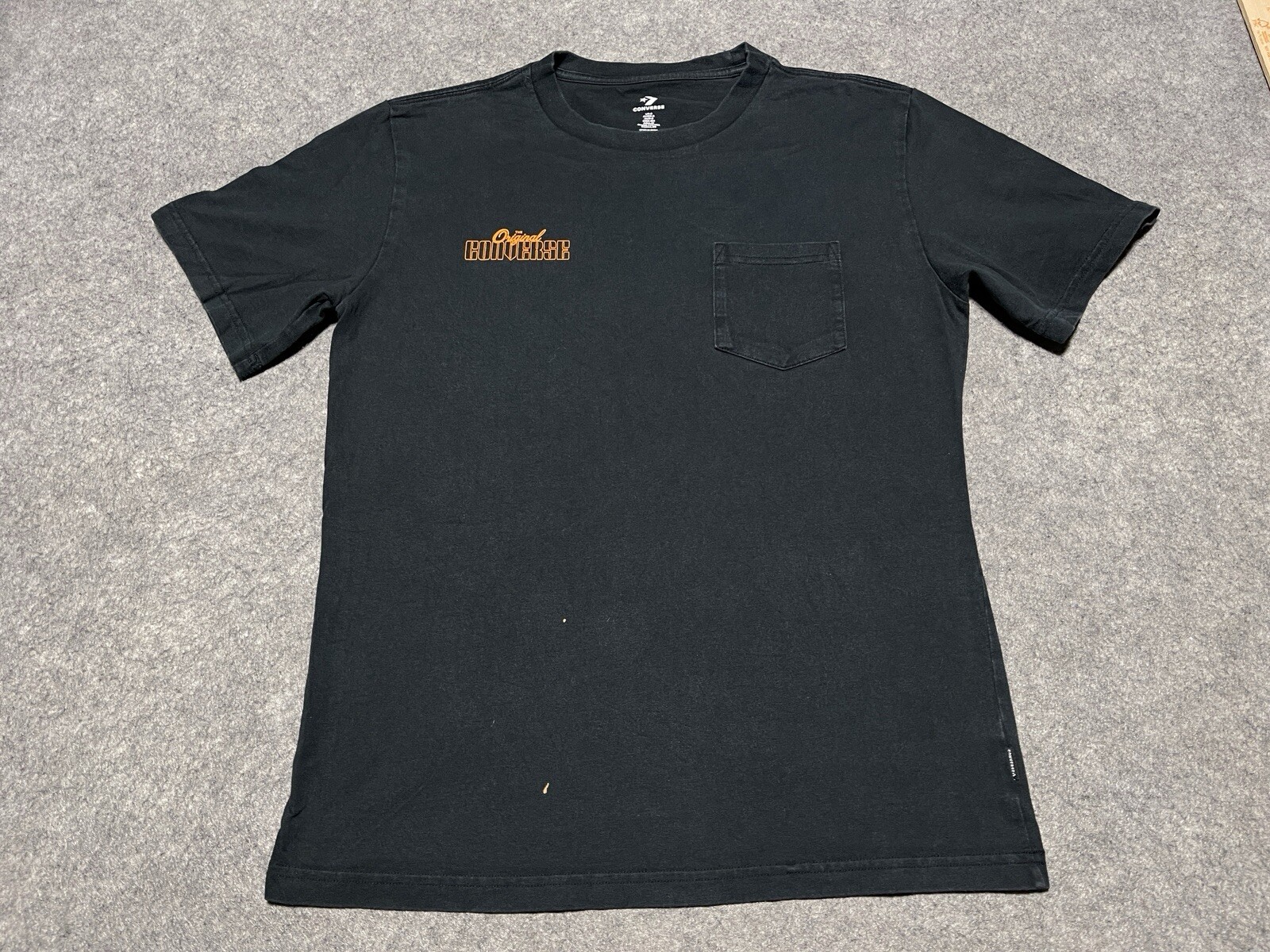 The Original CONVERSE Durable Shirt Dependable Quality Distressed Small Spots