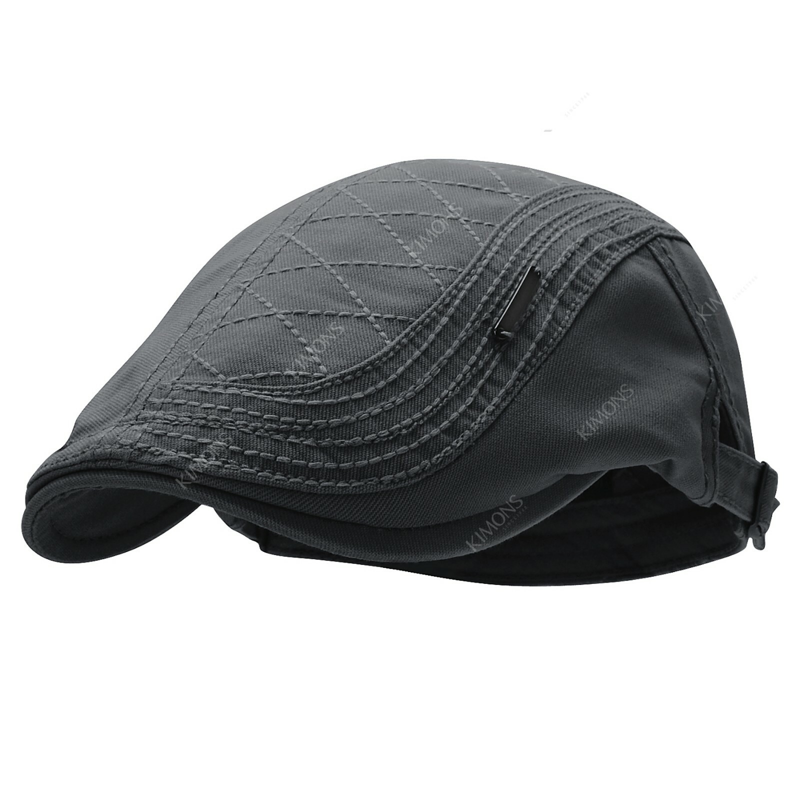 Washed Cotton Gatsby Cap Mens Ivy Hat Golf Driving Summer Flat Cabbie Newsboy