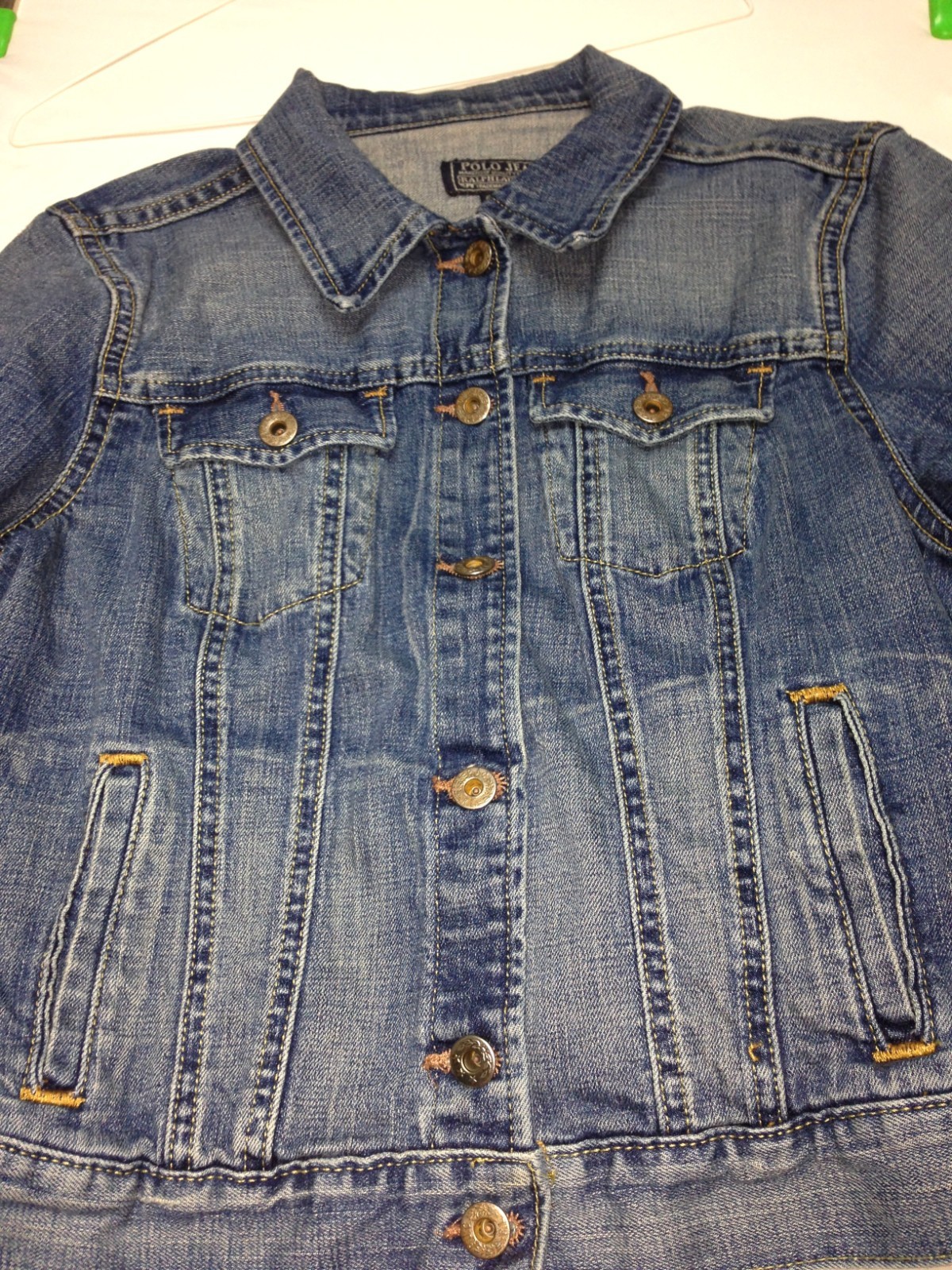 Vintage Polo Ralph Lauren Jeans Co Blue Denim Jacket (Size L)