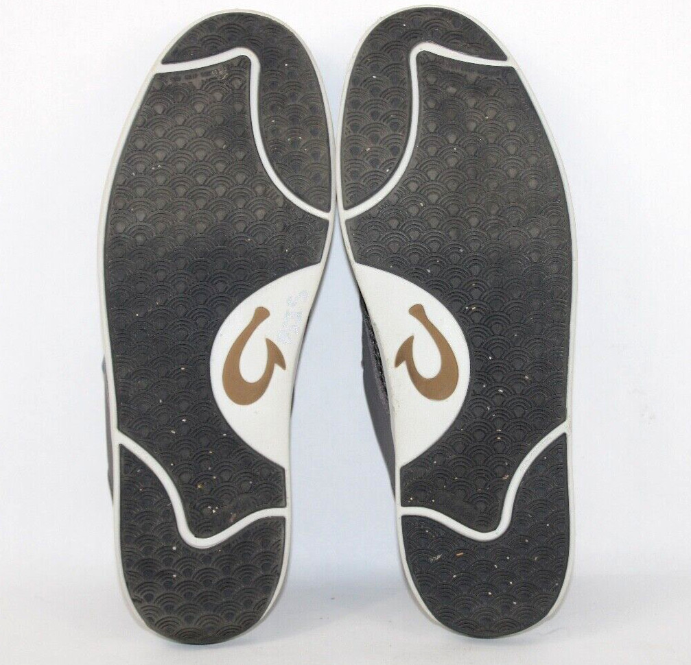 OluKai Lae’ahi Mens Size 12 Blue Depth Shoes Blue Mesh Slip On Sneakers EXC