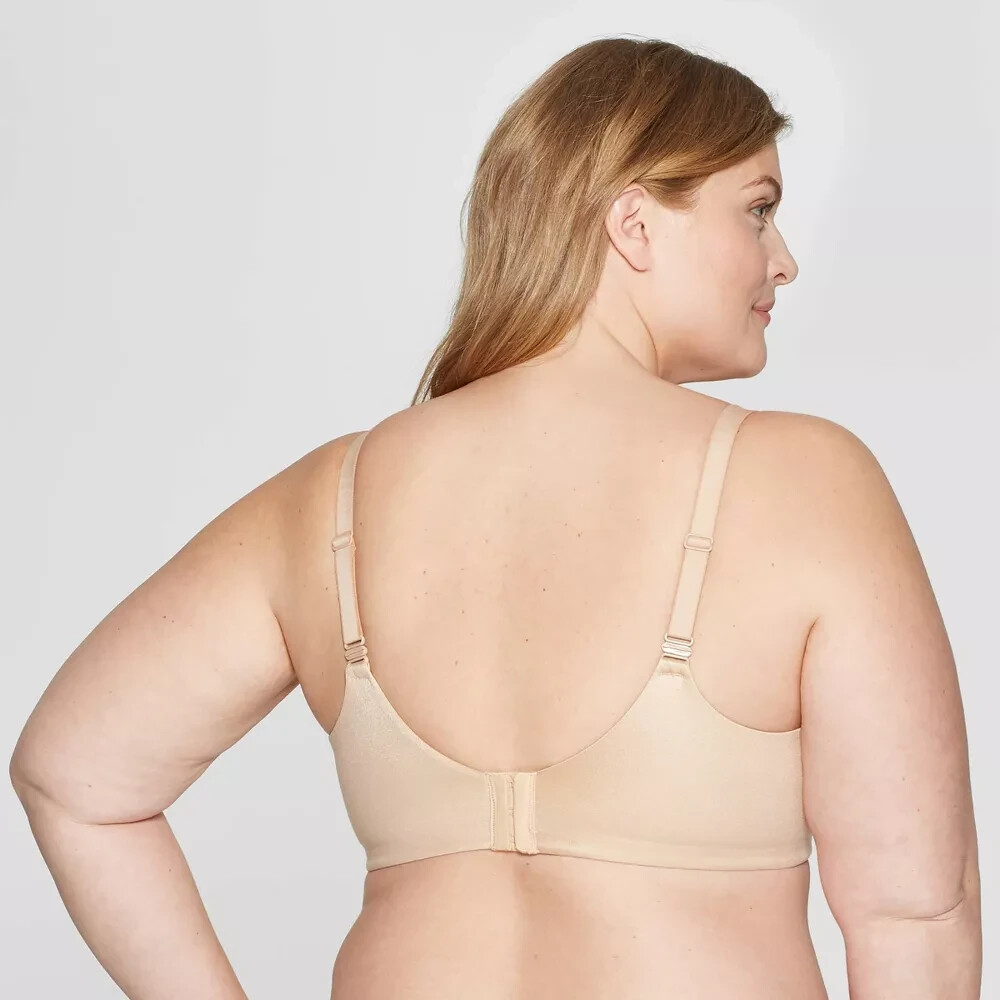 Auden Plus Size 46G Pearl Tan Underwire Full Coverage T-shirt Bra BRAND NEW
