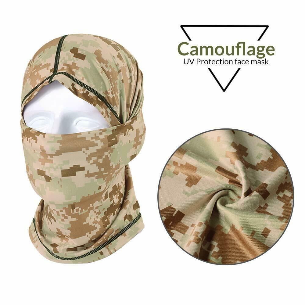 Face Mask UV Sun Shield Neck Gaiter Scarf Outdoor Windproof Balaclava Face Cover