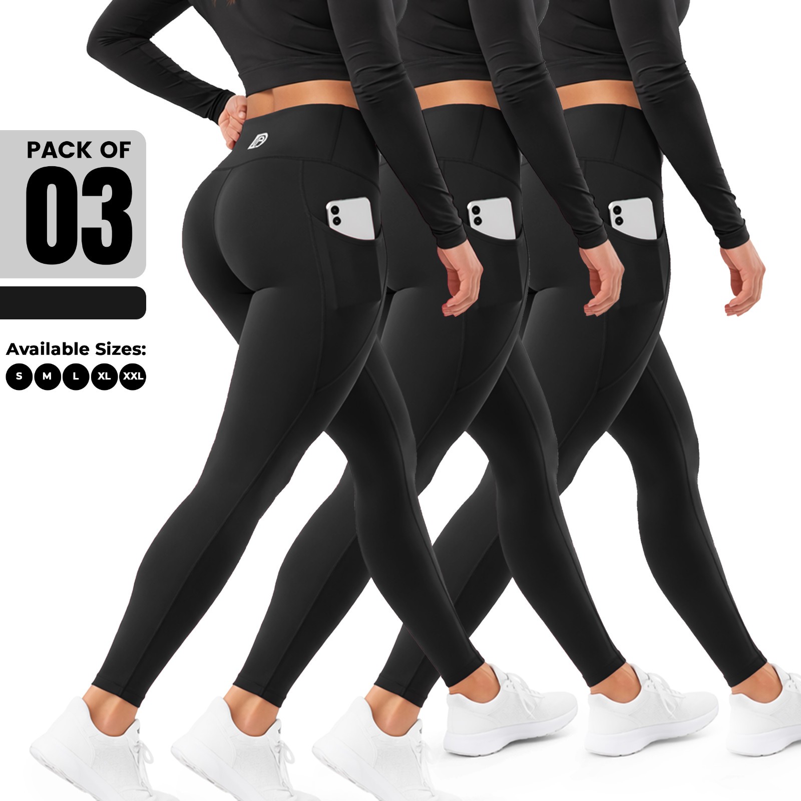 Women’s High Waist Tummy Control Leggings Pockets Buttery Soft Squat Proof Yoga