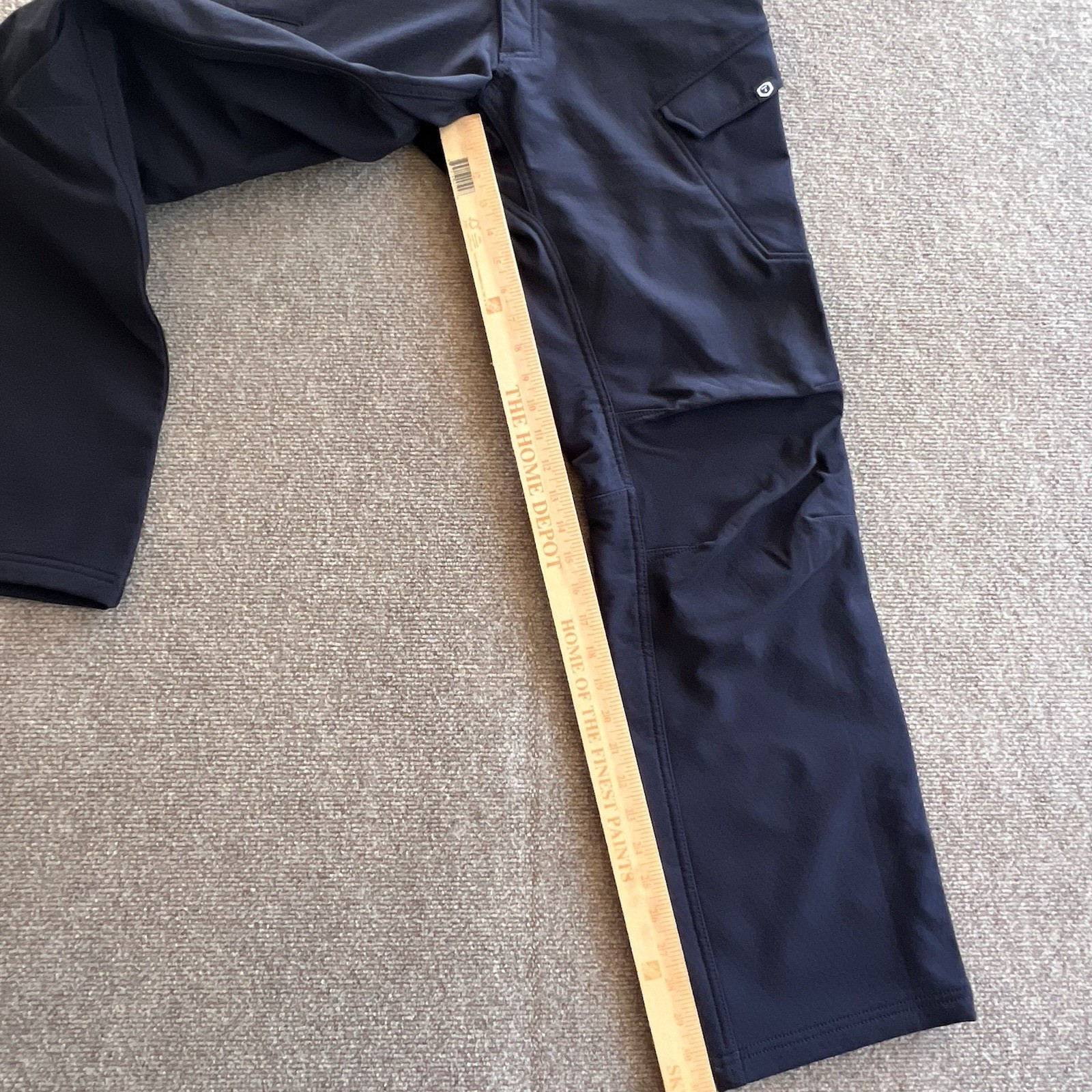 Truewerk Pants Mens 32 Black T3 Werkpant Fleece Lined Cargo Utility Work 32×32