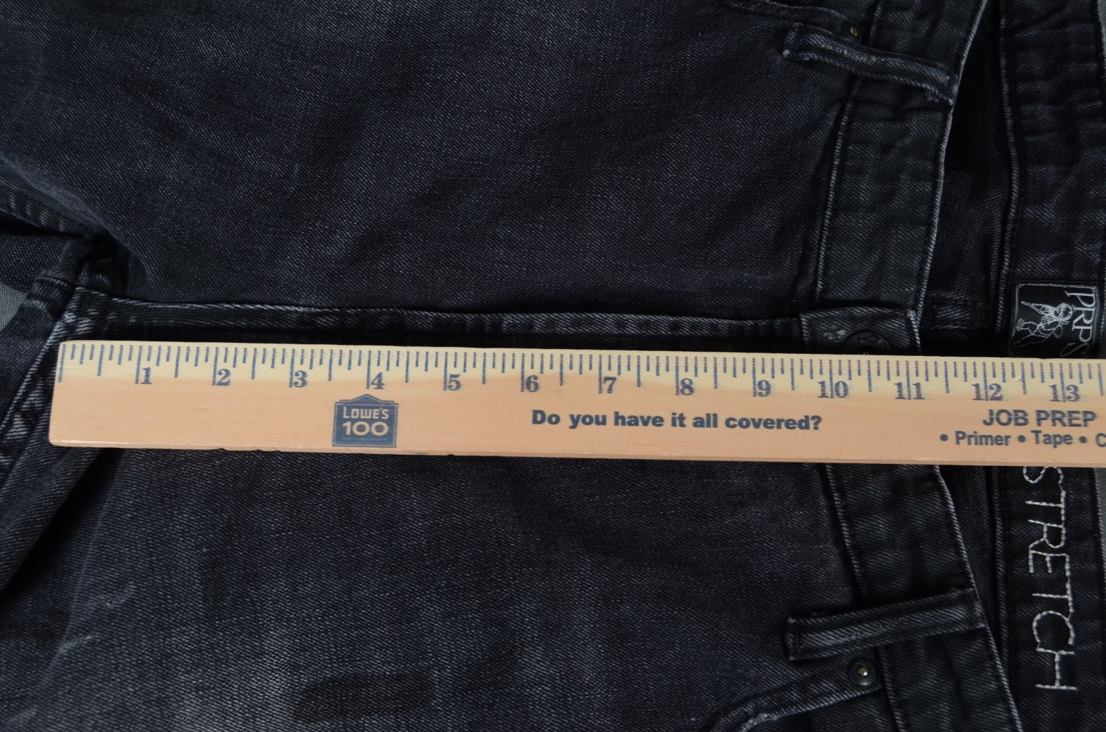 Prps Men’s Windsor Tapered Skinny Fit Cargo Stretch Black Jeans Size 40 40×34