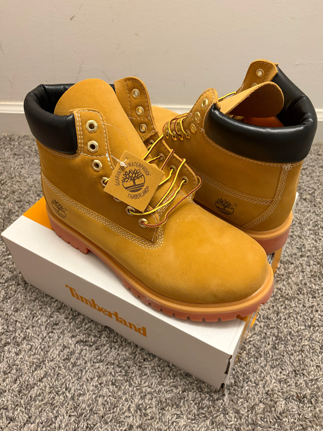 🌟 Timberland 6 Inch Boot Unisex Premium Waterproof Brown New US Seller 🇺🇸