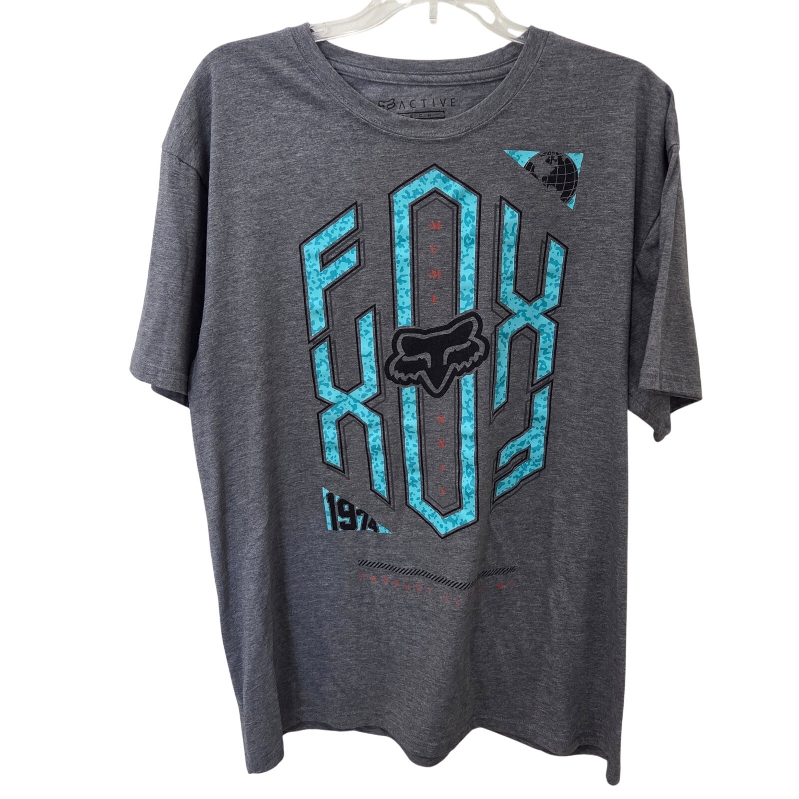 Fox Active Tee Shirt, Size Large