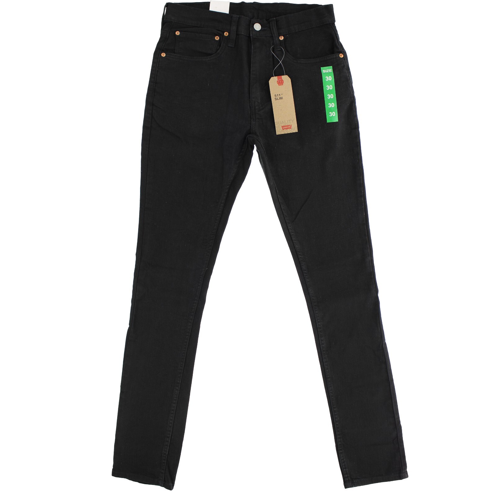 Levi’s Men’s 511 Slim Jeans, Low Rise Flex Stretch Slim Fit Tapered Pants, Black