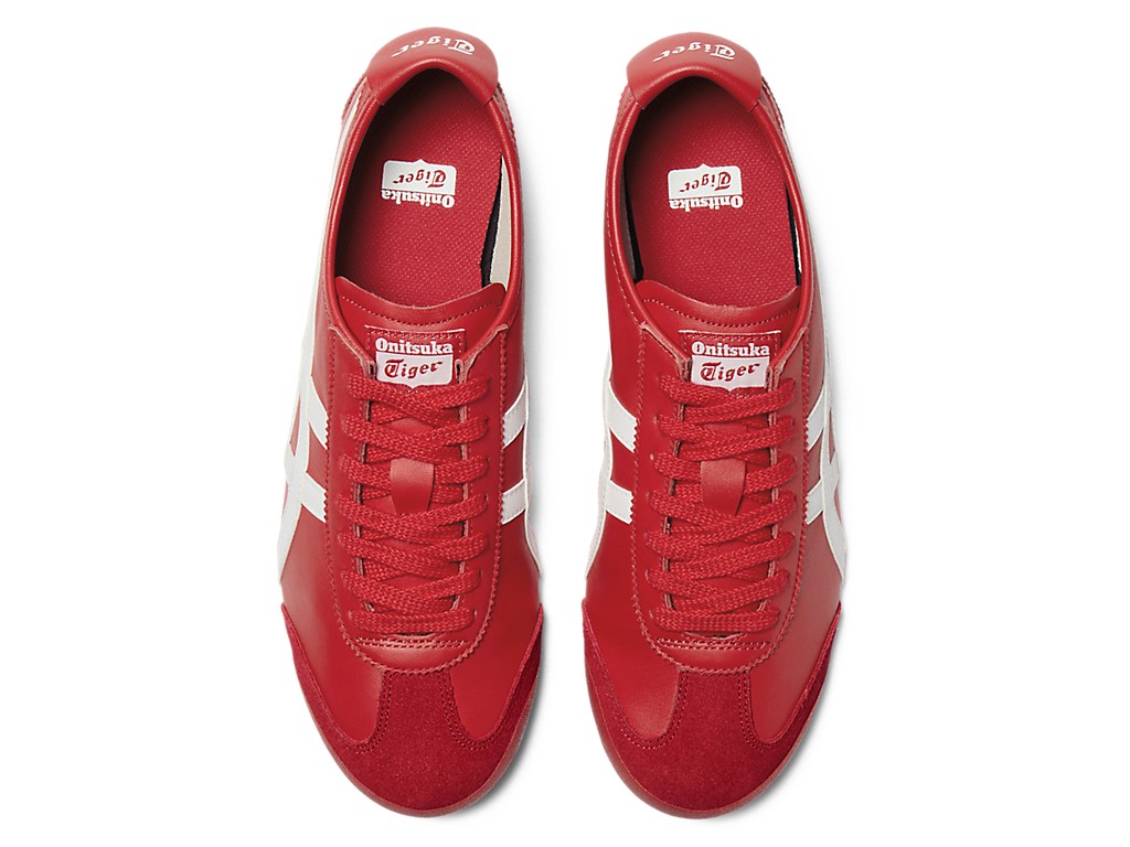 Onitsuka Tiger Genuine MEXICO 66 1183C102 RED / WHITE US Buyer No Import duties