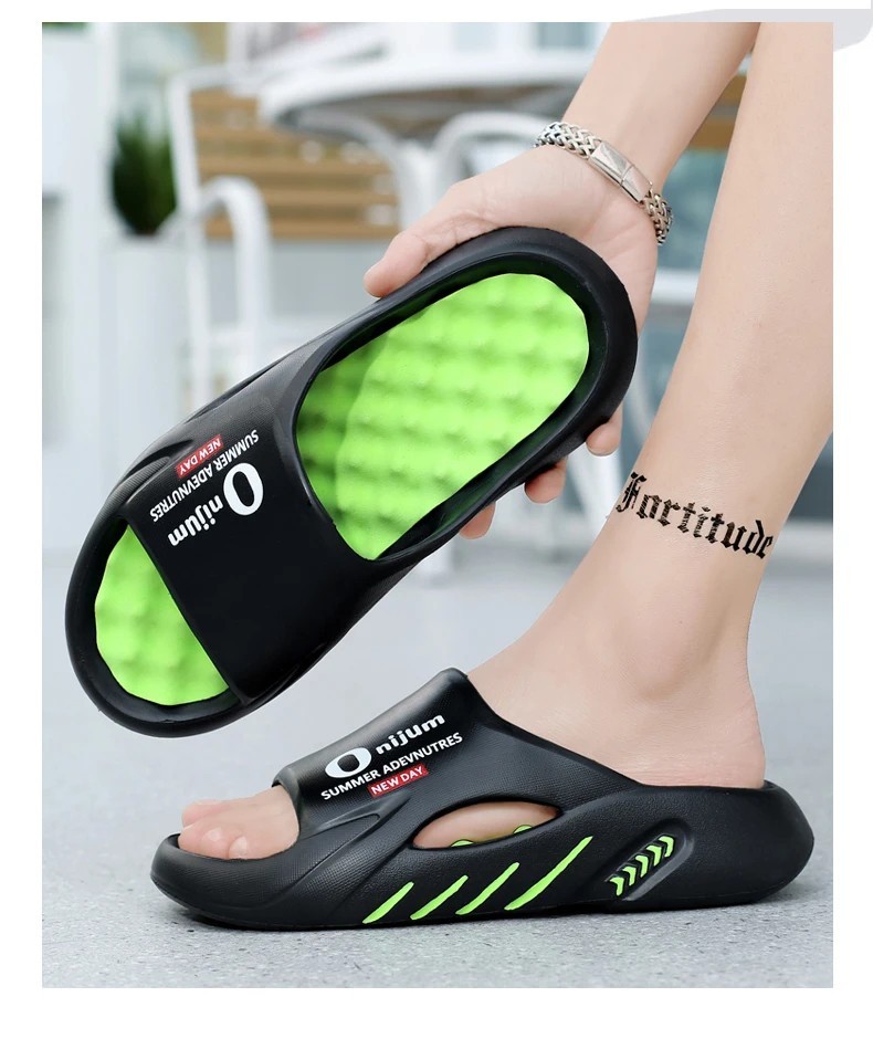 Men’s Summer Orthopaedic Massage Slippers Non-Slip Cool Sandals Comfort Slippers