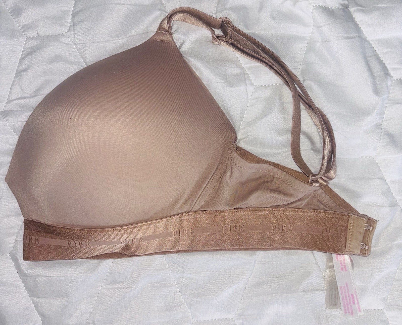 Victoria Secret Wear Everywhere Push Up Bra Tan Size 36DD