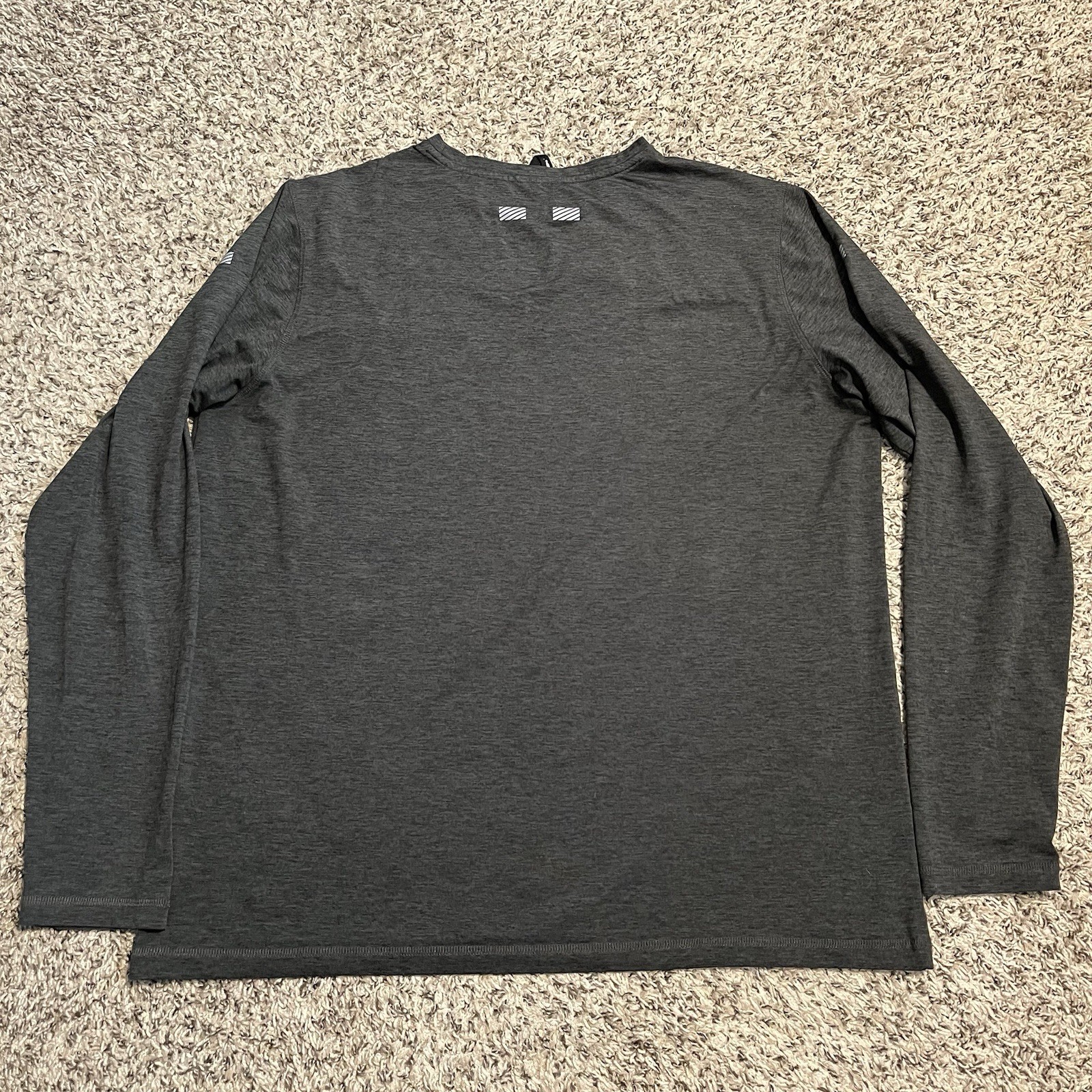 Truewerk Shirt B2 Chill Crew Mens XL Gray Work Workwear Crew Performance
