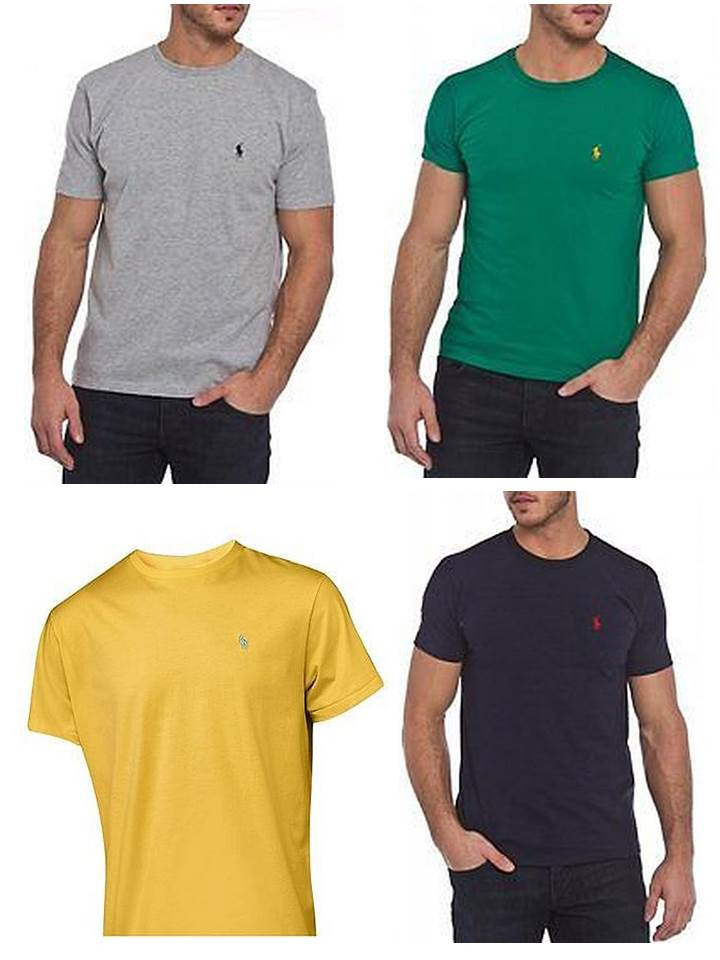 NEW POLO RALPH LAUREN CREW NECK T-SHIRTS Tee Shirts W/ Tag, US SELLER
