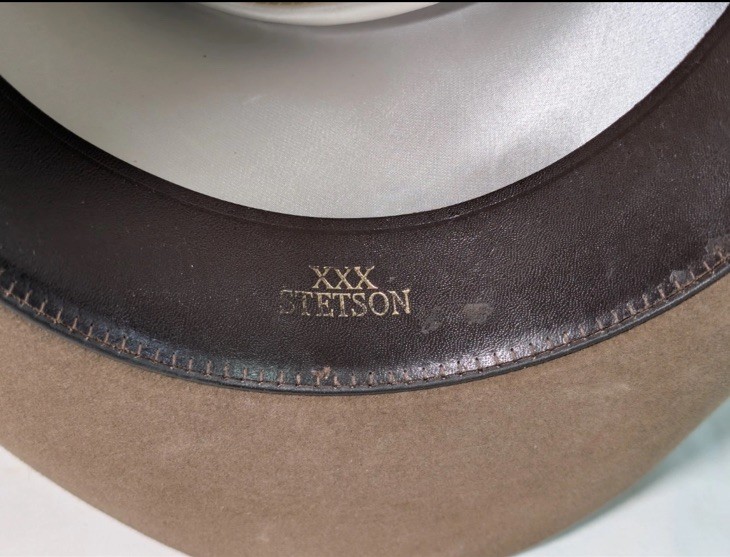 Stetson XXX 3X Beaver Revenger Cowboy Hat Gambler Flat Crown 7