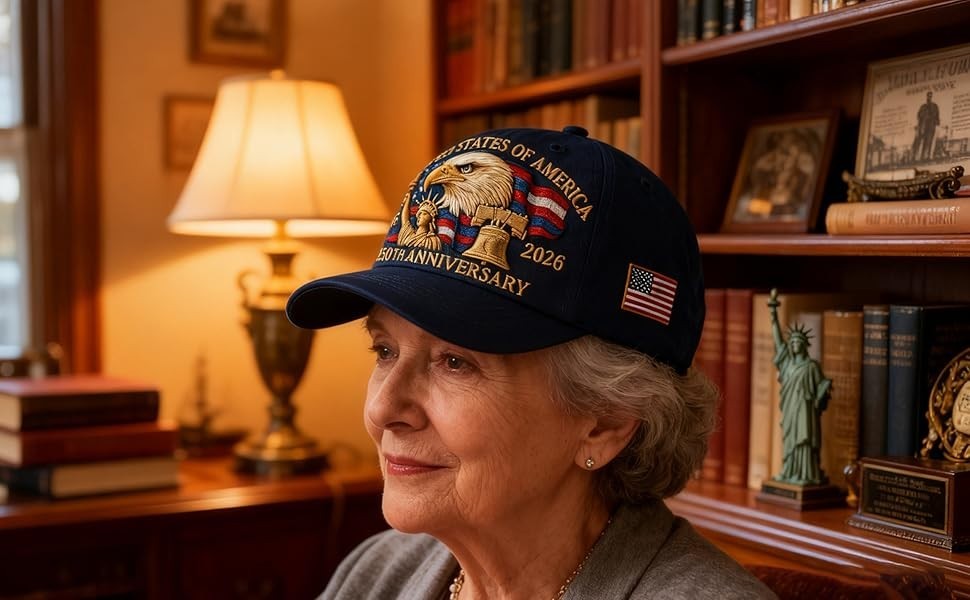 United States 250th Anniversary Eagle Hat,USA Patriotic Baseball Cap PRINTINGS