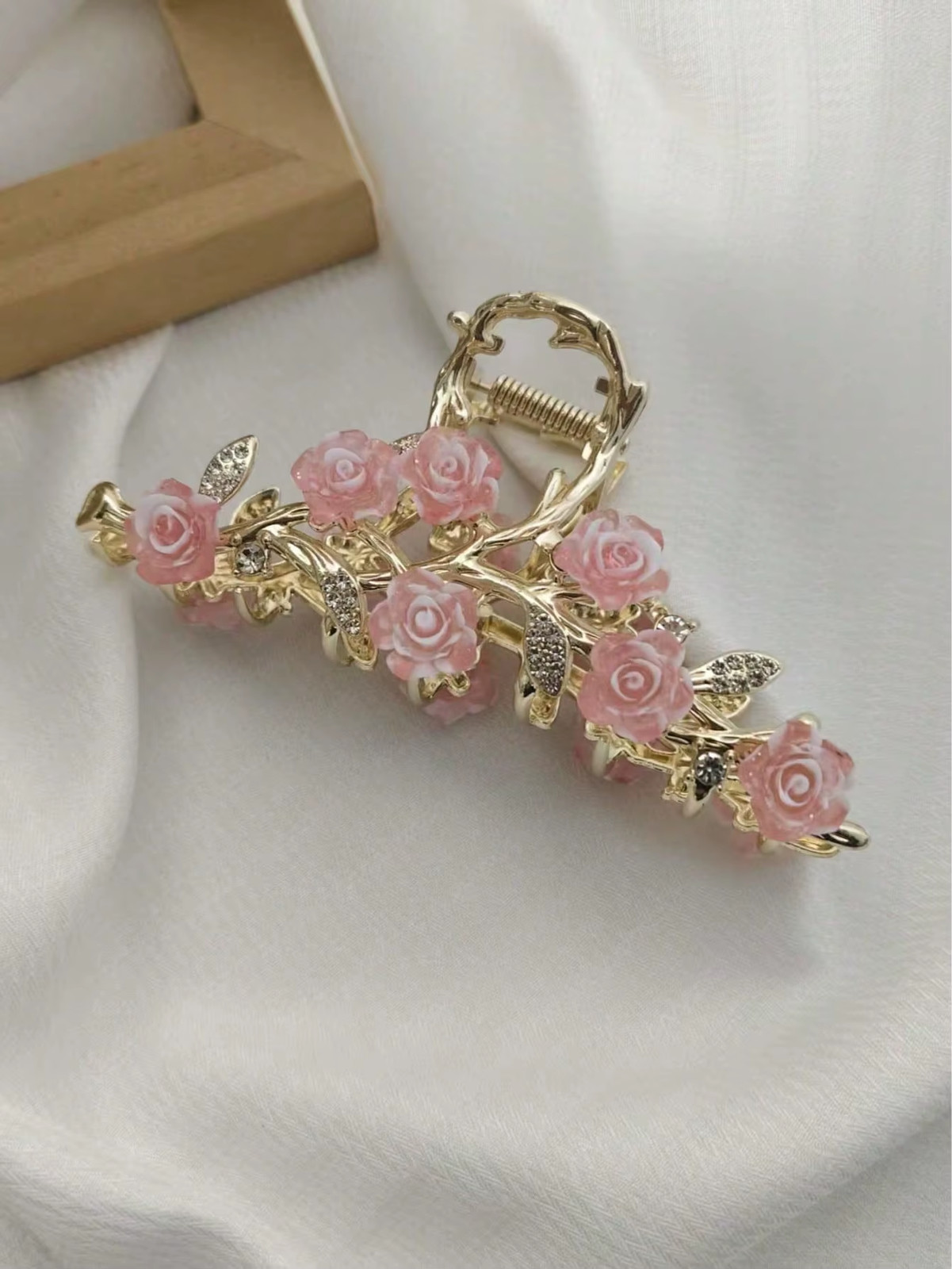 1Pcs Fashion Antique Roses Hair Claws for Women Hair Accessories