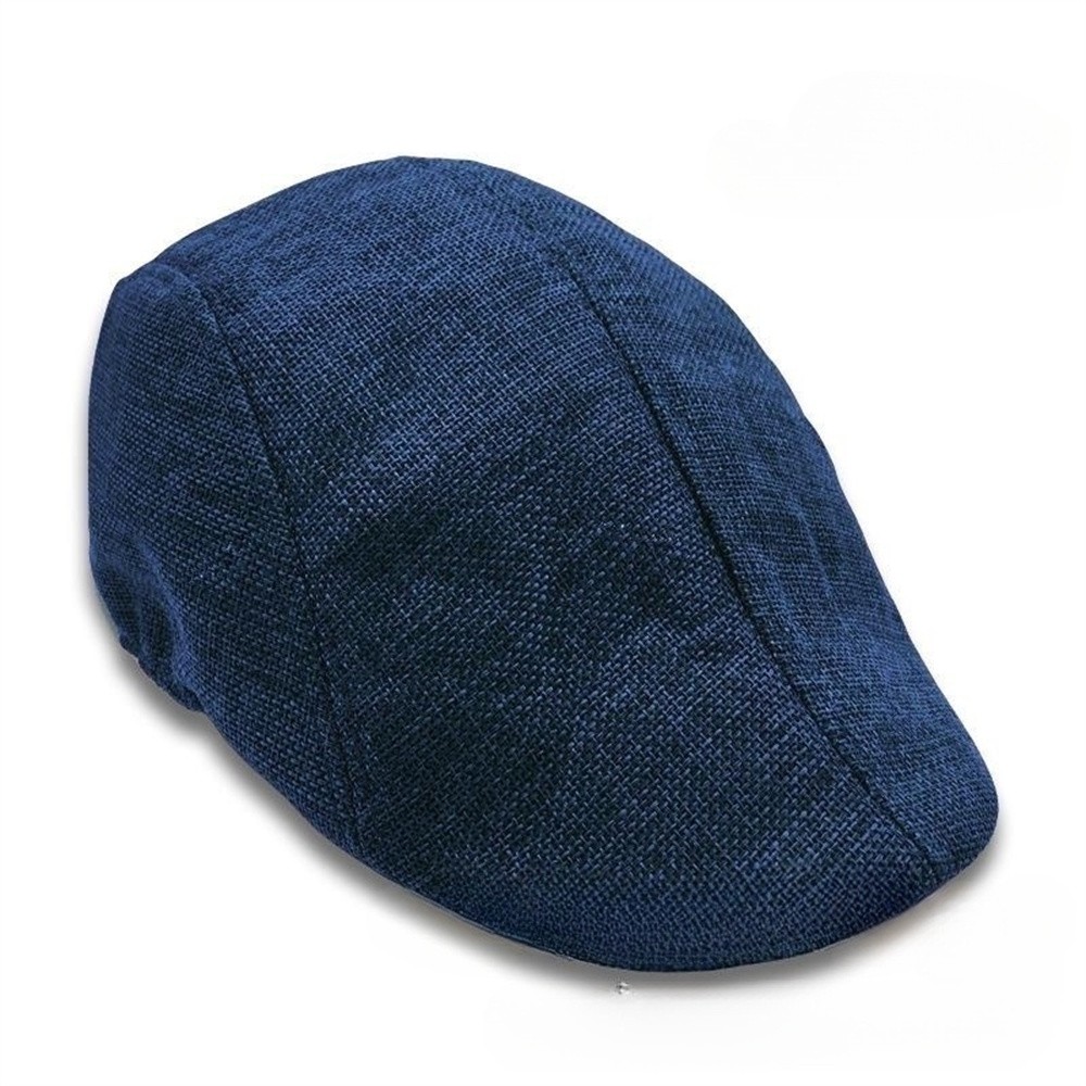 Traditional Irish Flat Cap Flax Ivy Cap for Men Classic Driving Hat Style