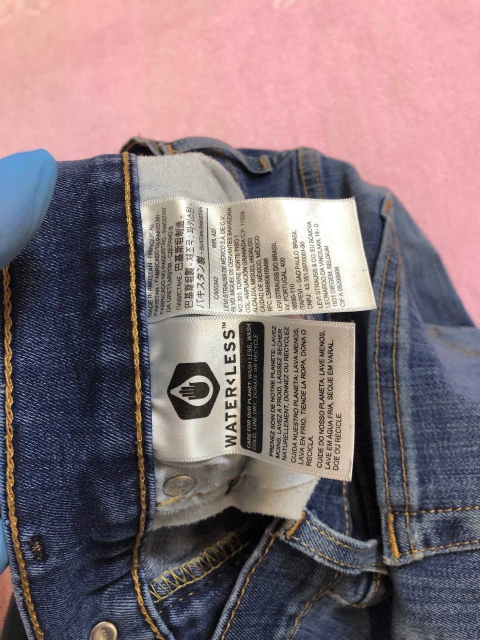 Levi s 502 Stretch Denim Jeans 31X32 Indigo Men