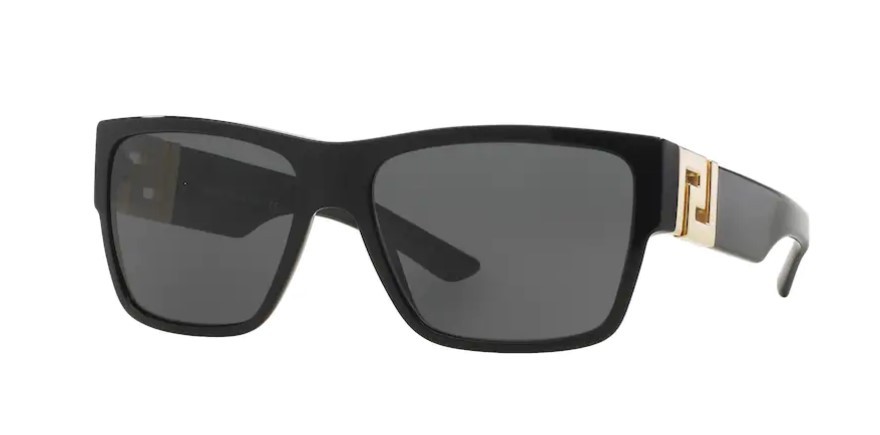 VERSACE VE4296 GB1 87 Black Gray 59 mm Men’s Sunglasses