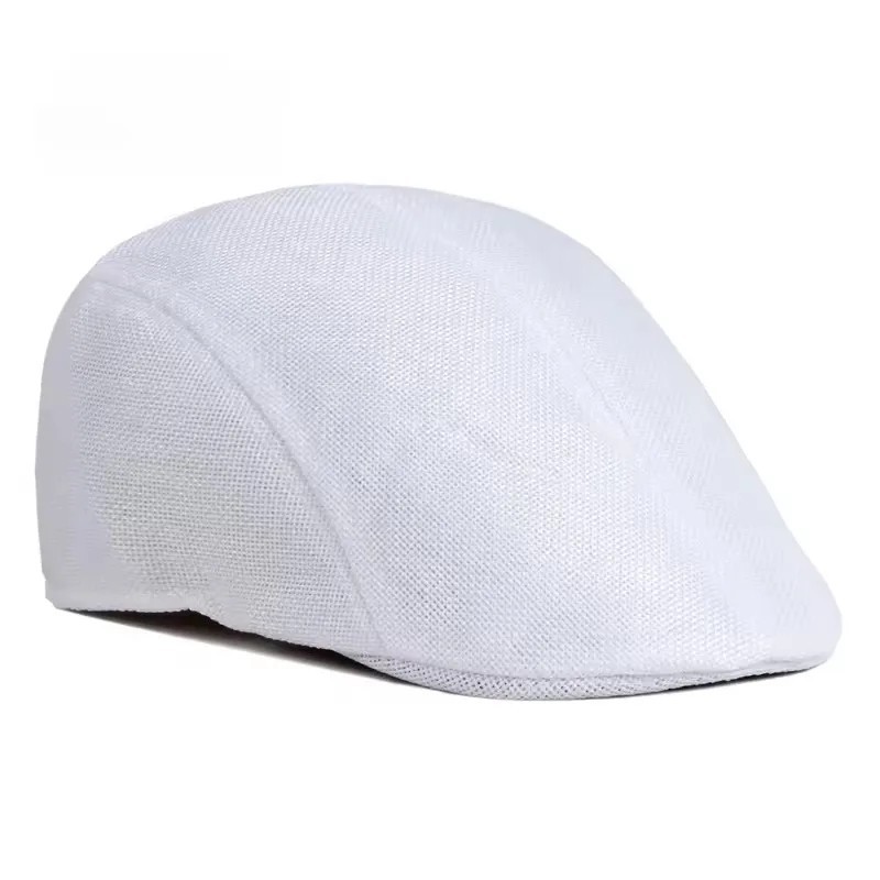 Duck Mesh Summer Gatsby Cap Mens Ivy Hat Golf Driving Sun Flat Cabbie Newsboy