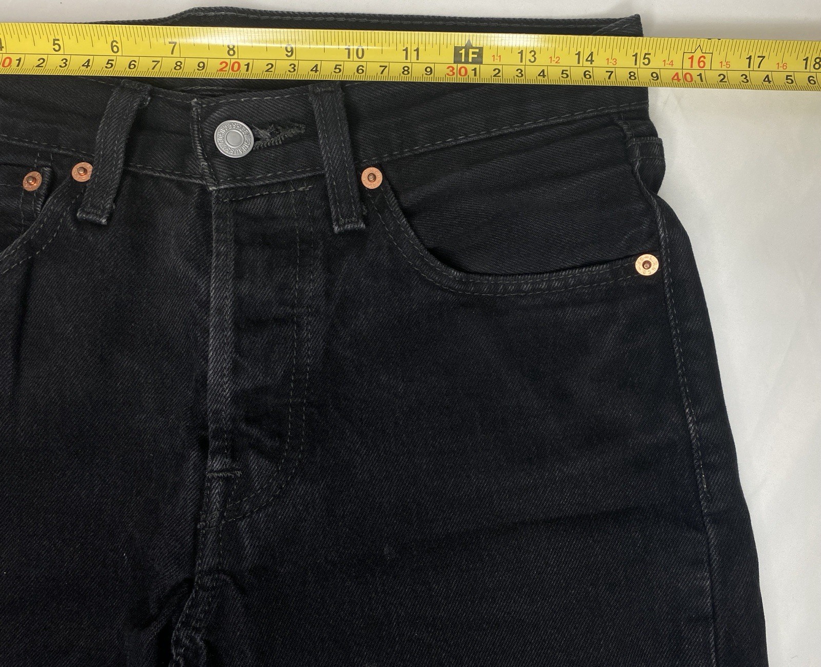 Levis 501 Jeans Mens Size 28×30 Black Original Fit Straight