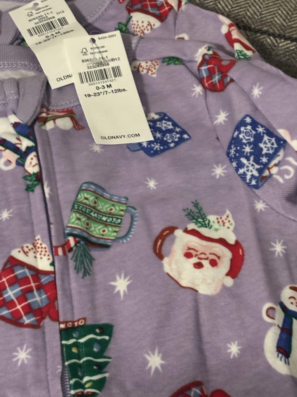 NWT Old Navy 0-3 Mos Twin Baby Twins Outfits Christmas New