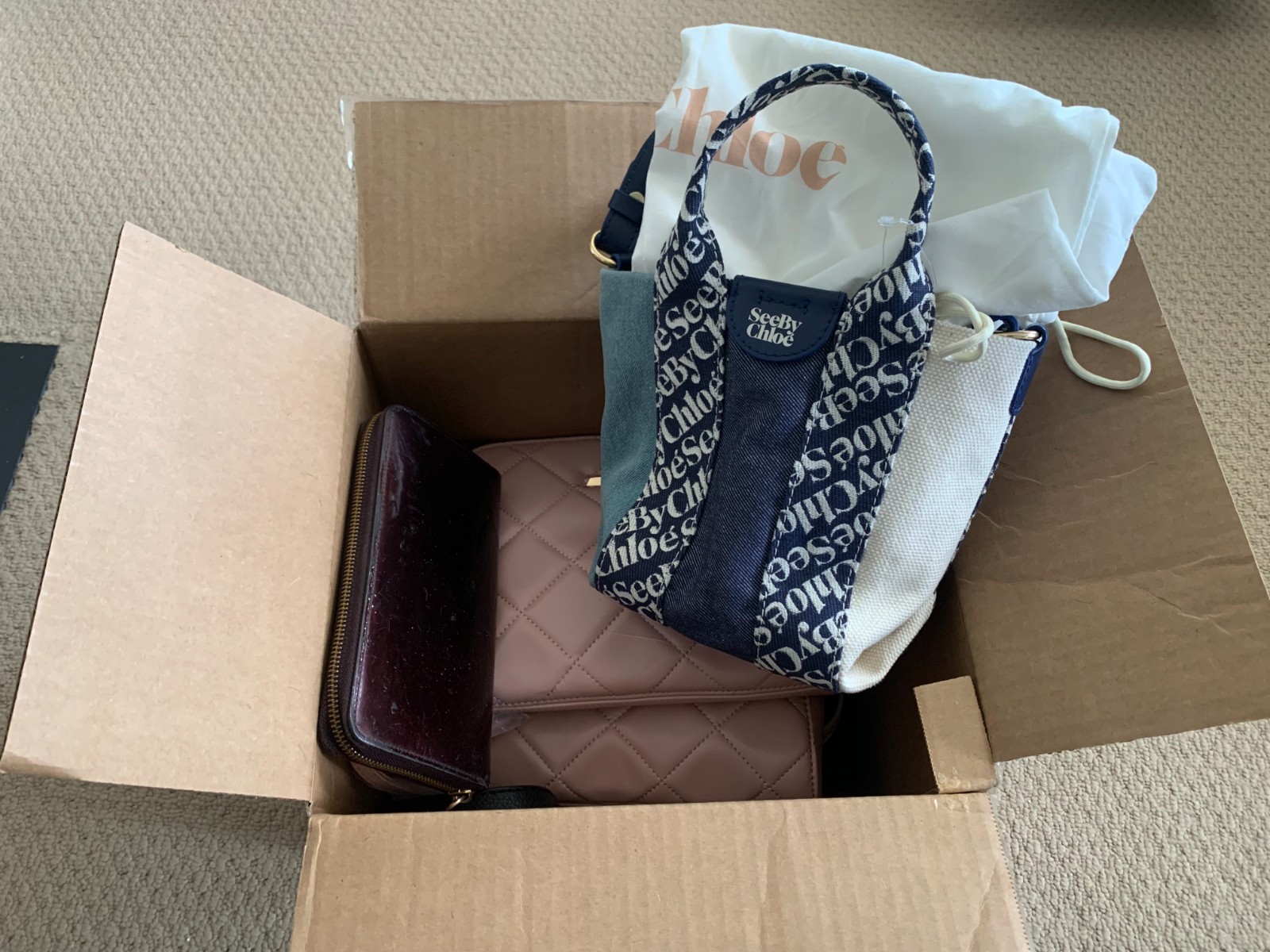 Designer Hanbag Lot, See by Chloe, Louis Vuitton
