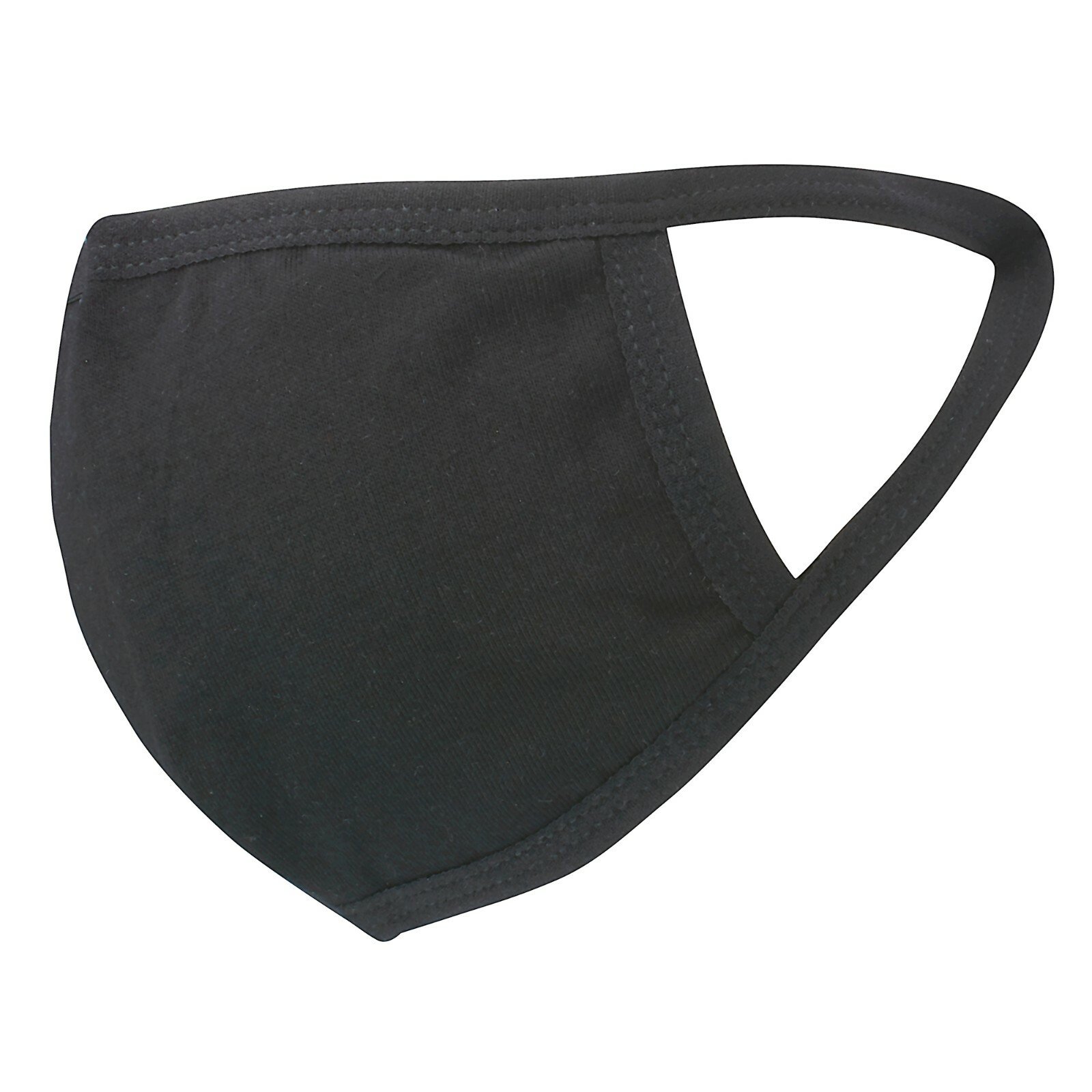 4Pcs x Double Layer Black Cotton 3D Washable Face Mask / Reusable