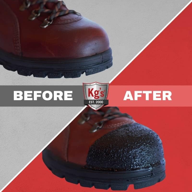 Kg’s Boot Guard Brush On Toe Protection – Liquid for Tough, Brown