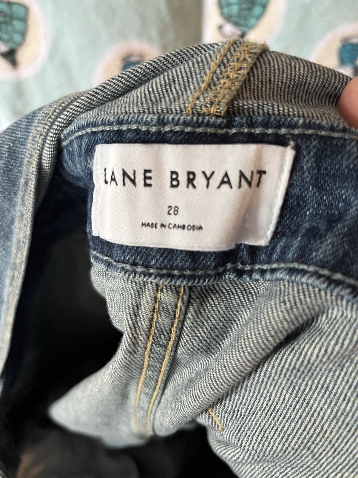 Lane Bryant Women’s Plus Size 28 Denim Short Overalls Shortalls Jeans Pockets