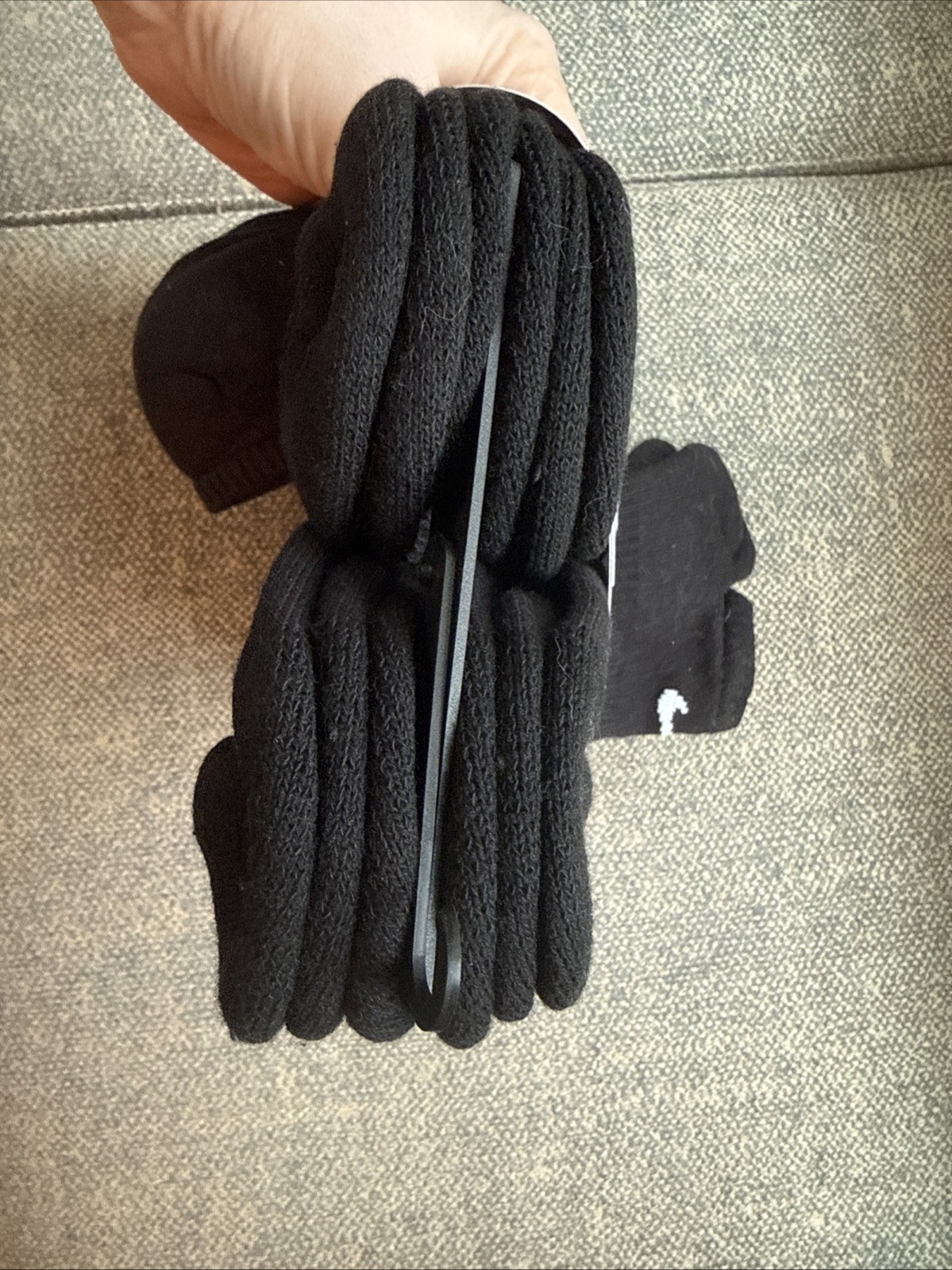 Women’s Size 10-13 / Men’s Size 8-12 NIKE Large SX6898-010 Black NO-SHOW Socks