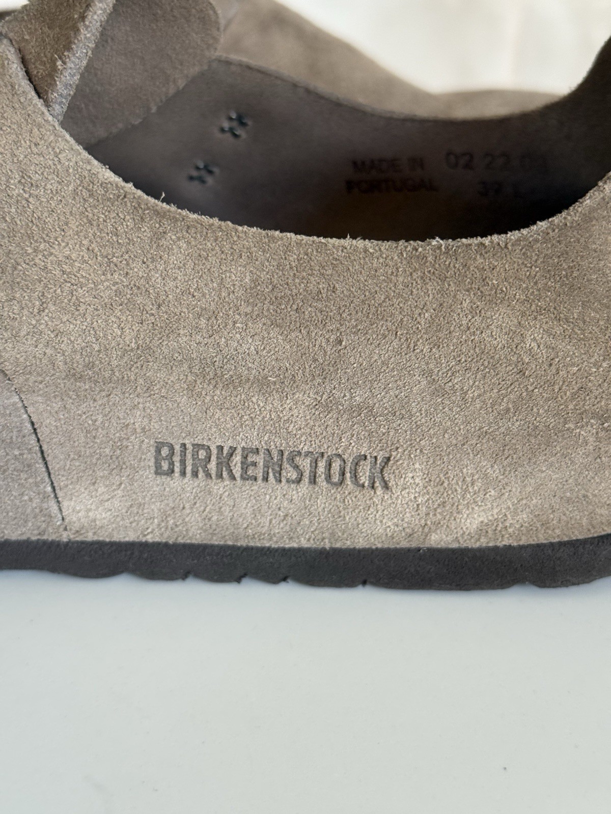 Birkenstock London Bs Color Taupe Suede Clog EU 39/US W8 M6