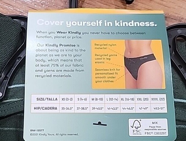 Kindly Yours Green Animal Print Seamless Thong Panties 3Pk XS S M L XL 2XL 3XL