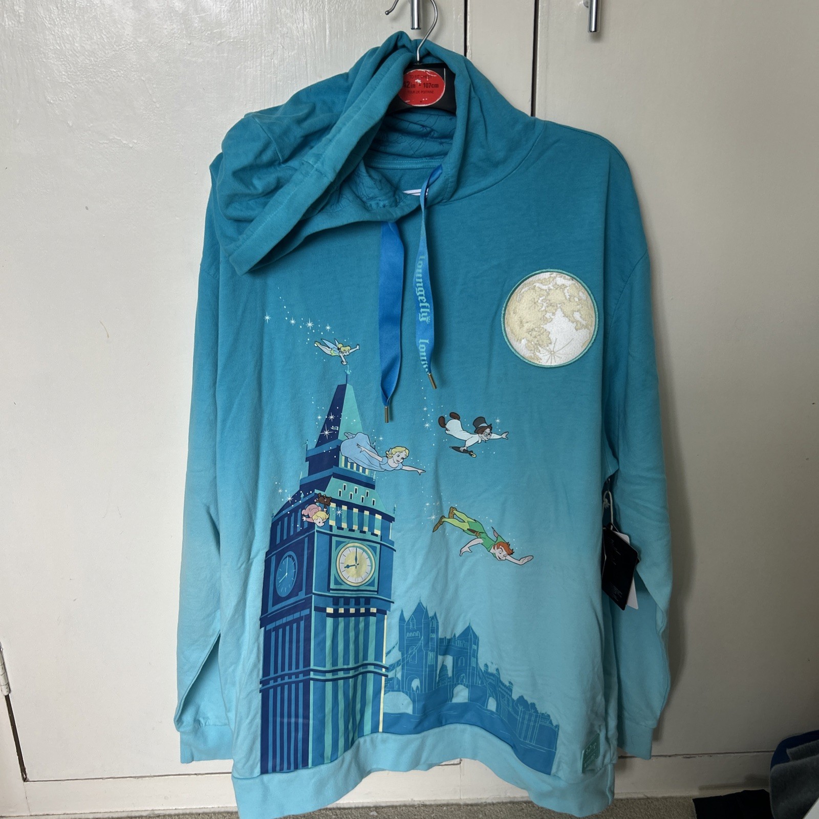 Loungefly Disney Peter Pan You Can Fly Unisex Hoodie – Small