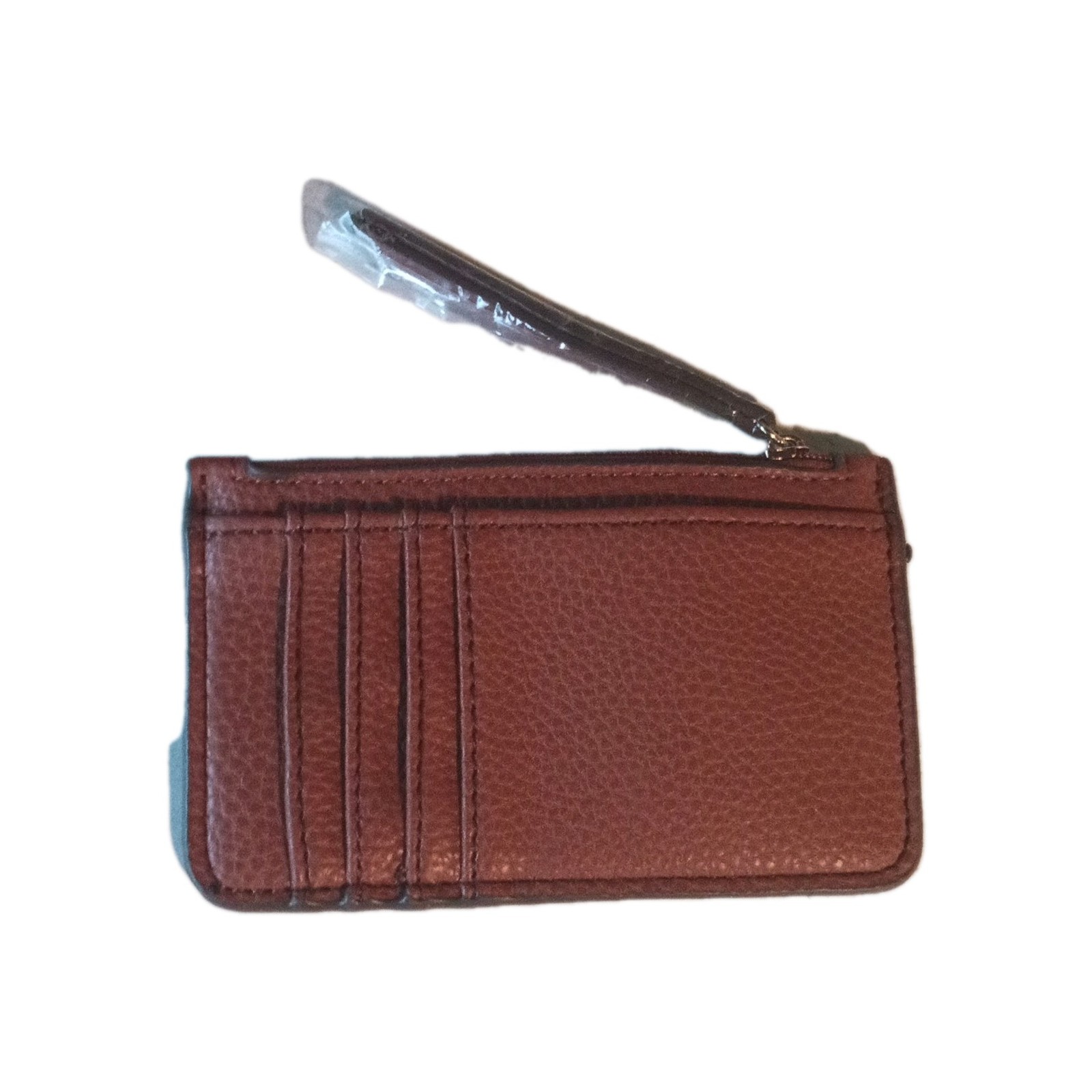 Sergio Valentino Women’s Medium Brown Pebbled Zip Shoulder Bag w/ Coin Purse