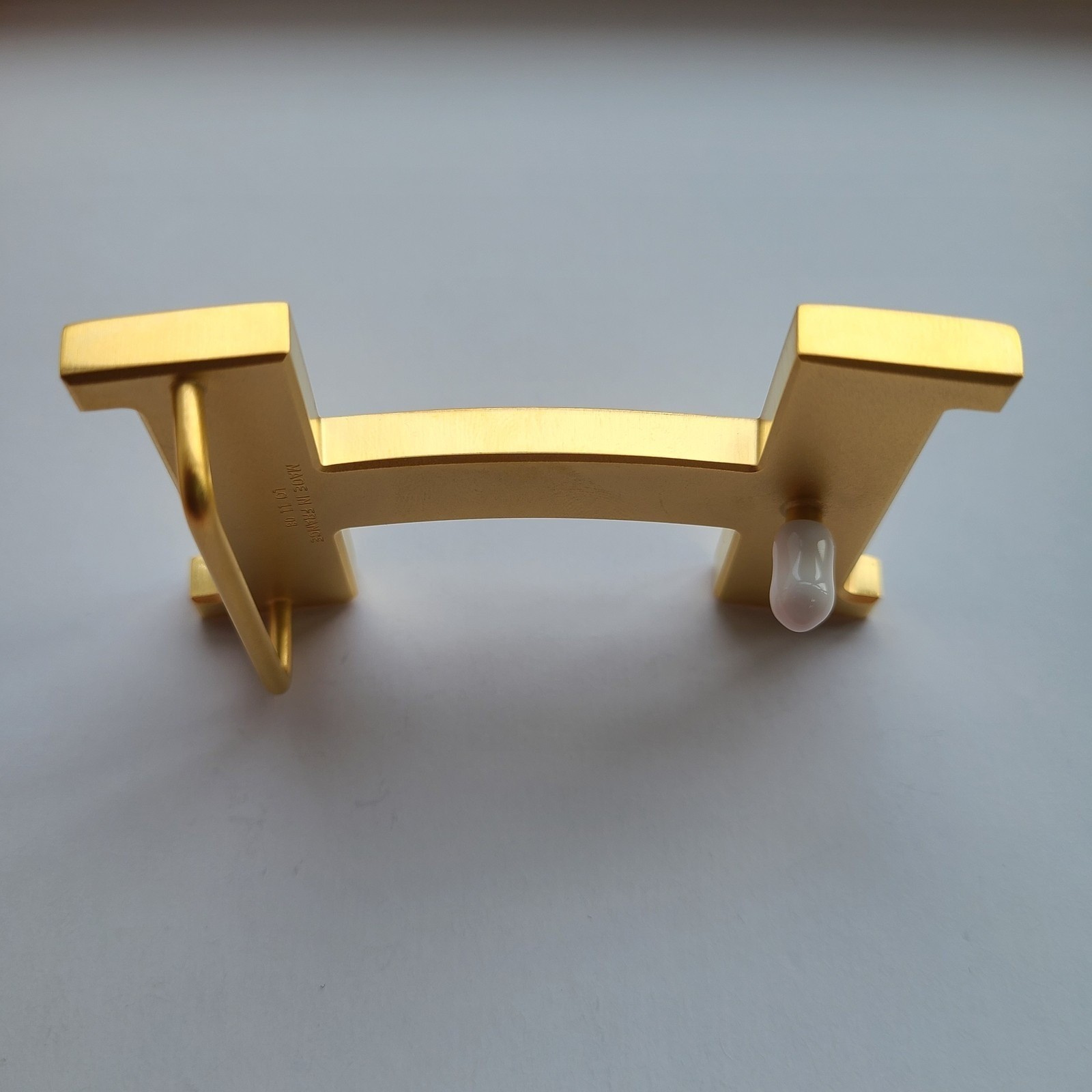 38mm H Gold Brushed Constance Belt Buckle