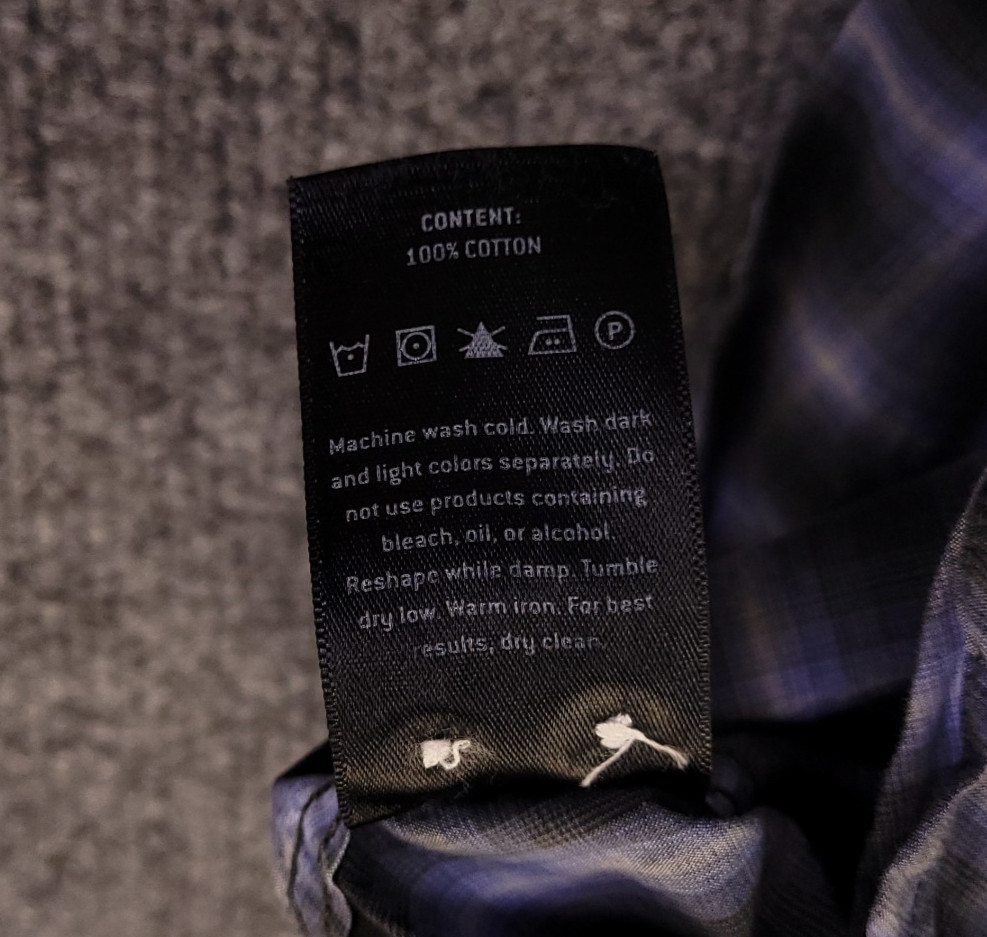 7D 7 Diamonds Higher Ground Shirt Mens Small Abstract Windowpane Cotton
