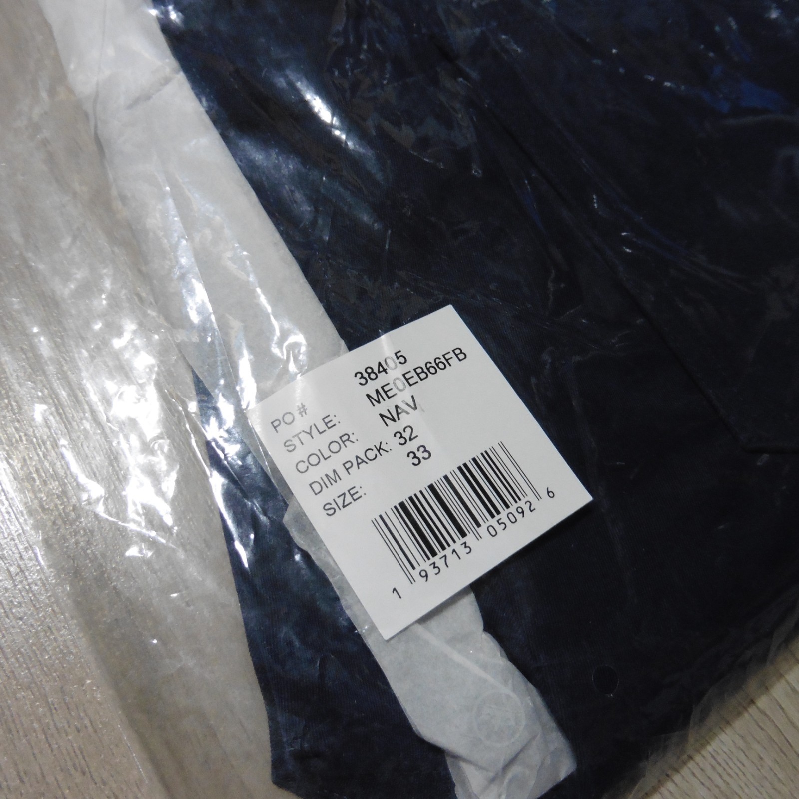 PETER MILLAR Mens 33 X 32 PANTS EB66 NAVY PERFORMANCE GOLF 5-POCKET ME0EB66FB
