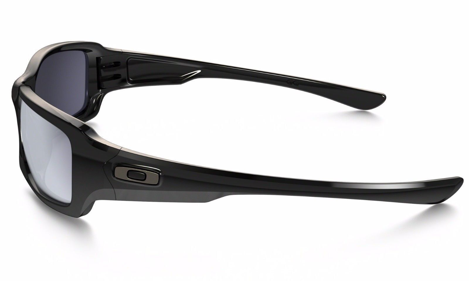 Oakley Fives Squared Sunglasses OO9238-04 Polished Black Frame Grey Iridium Lens