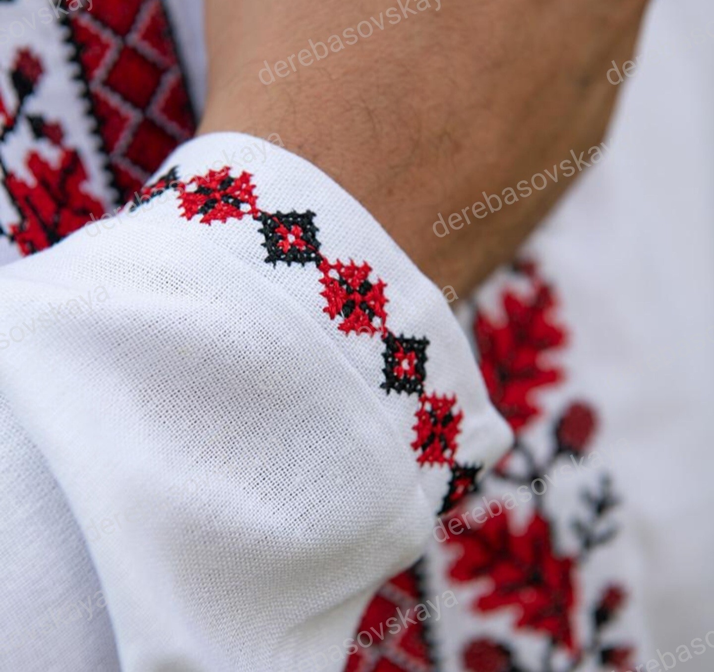Ukrainian Embroidered Tradition shirt for men Sorochka Vyshyvanka BIG SIZE M-5Xl
