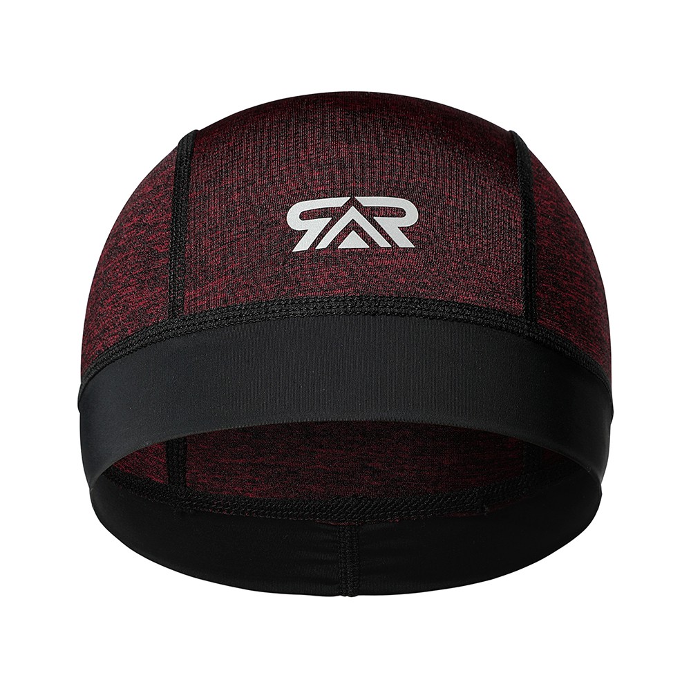 Cycling Caps Sweat Wicking Red Skull Caps Cooling Sports Helmet Liner Beanie Hat