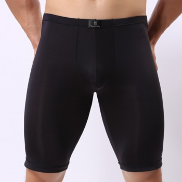 Men’s Underwear Soft Breathable Tight Stretch Boxer Sports Shorts Panties