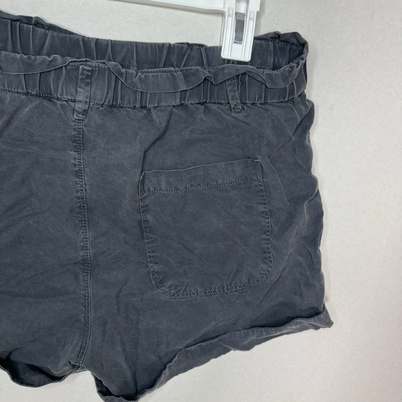 Aerie High-Waisted Ruffle Paperbag Waist Cargo Pocket Shorts