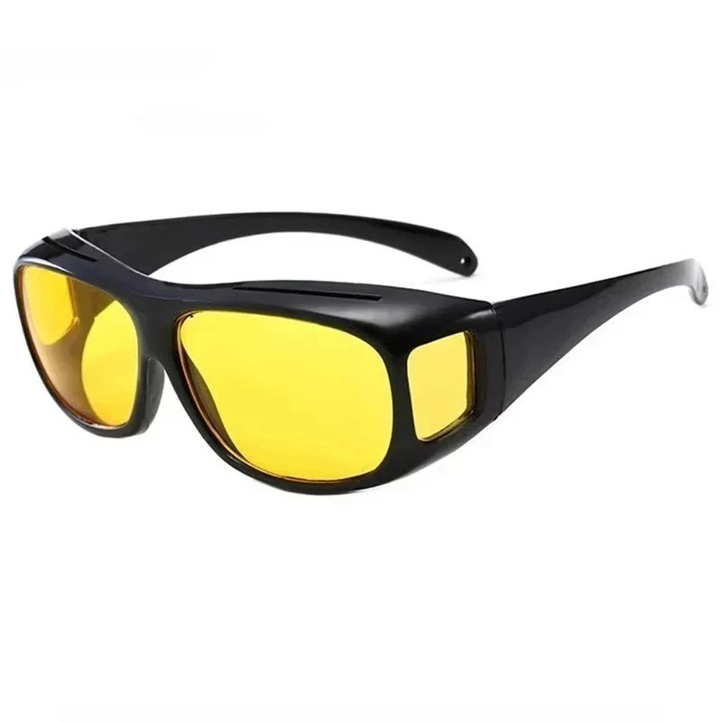 Night Driving Glasses HD Anti Glare Vision Polarized Yellow Lens Tinted Unisexs