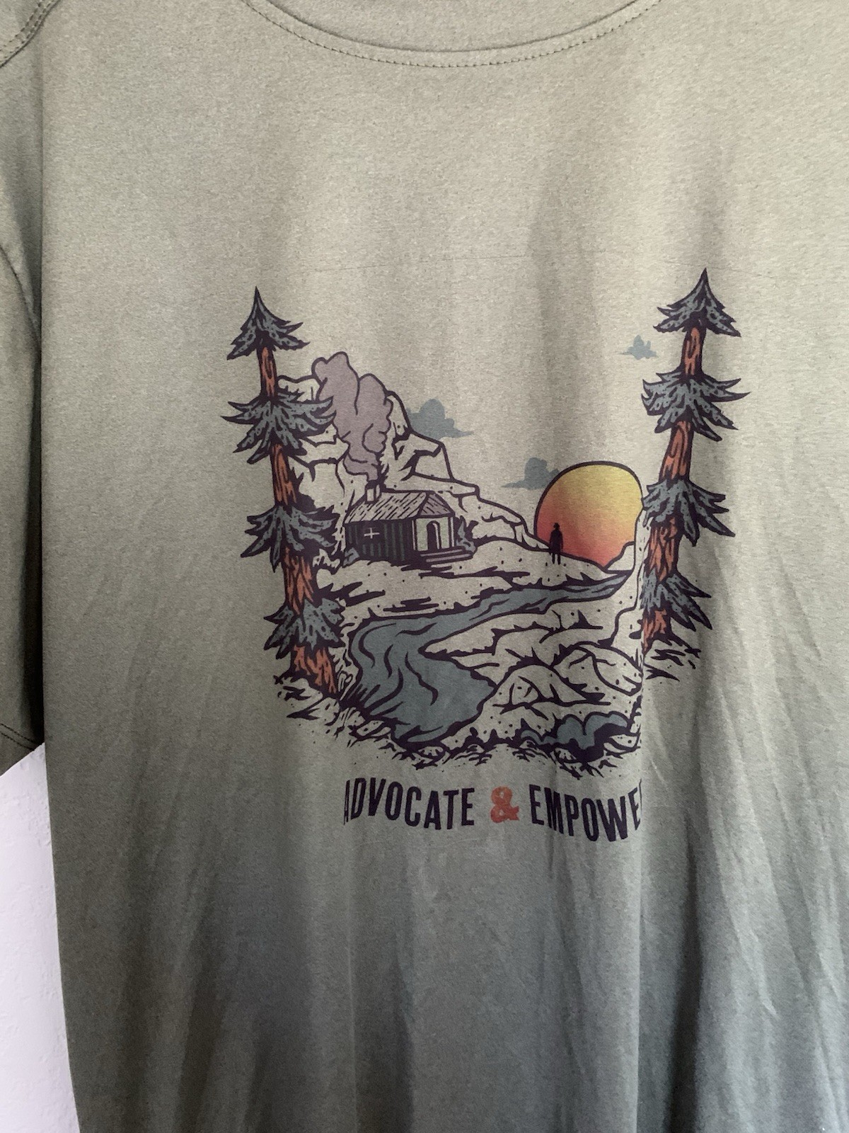 Truewerk B1 Sun Tshirt Advocate Empower Limited Framers Olive Green Sz L