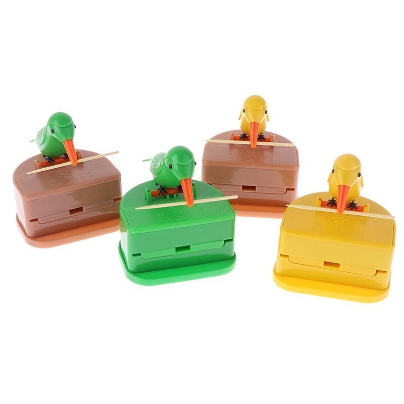 Toothpick Box 1PCS Toothpick Dispenser Gag Gift Table Decoration Cute Bird