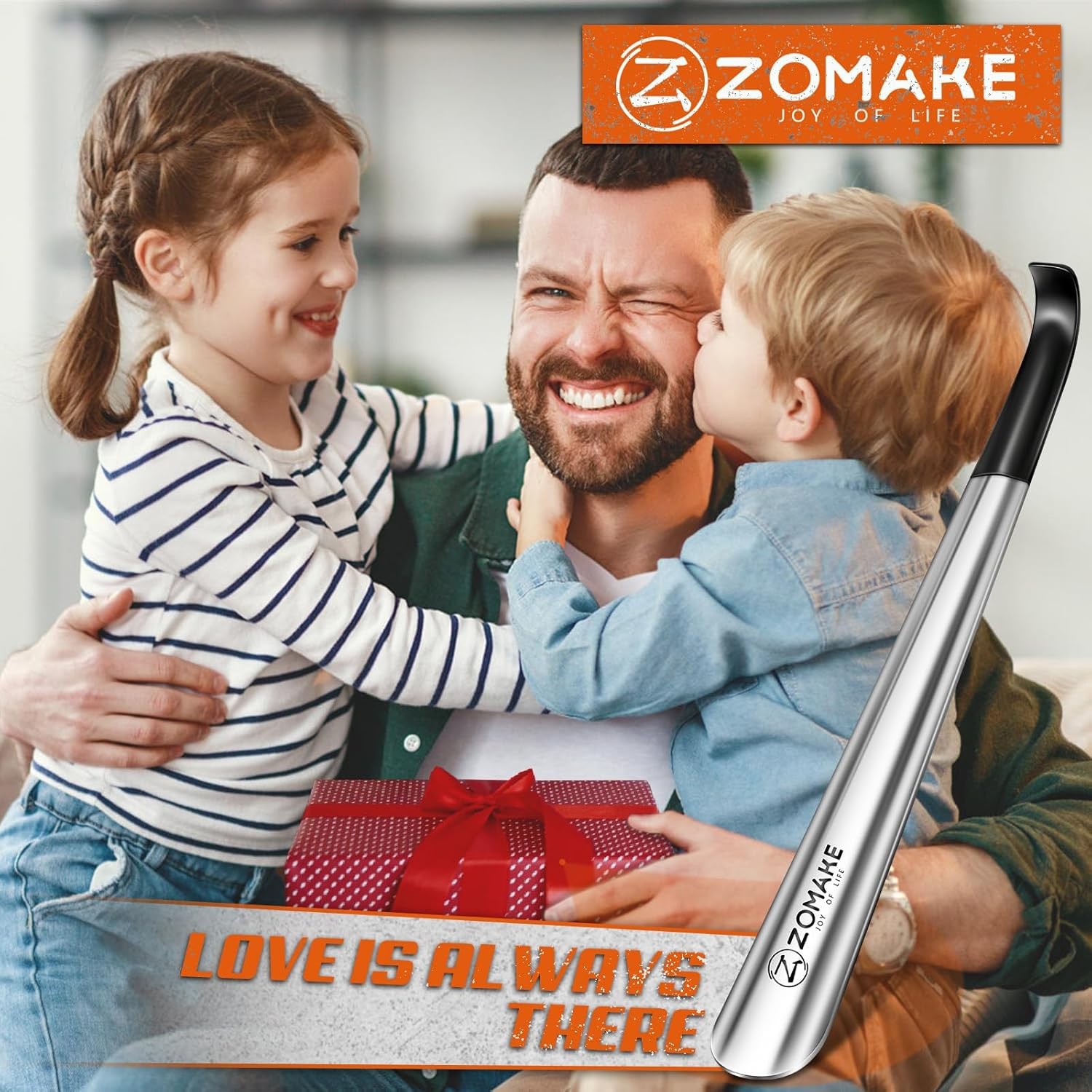 ZOMAKE Shoe Horn Long Handle for Seniors Men Women,Metal Long Shoehorn Boot H…